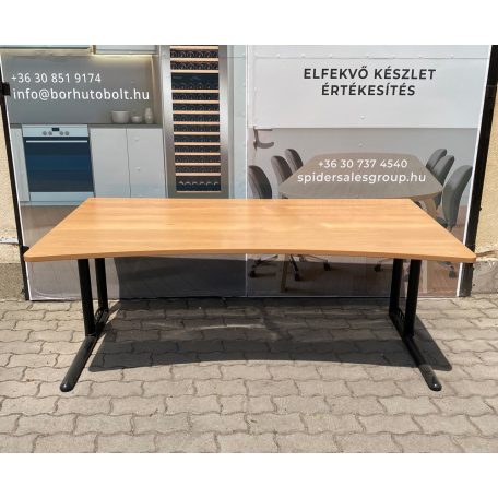 Steelcase íróasztal - 180x90 cm - homorú 