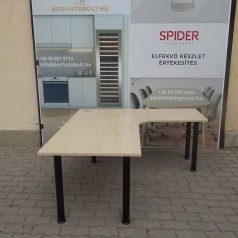 Steelcase sarokasztal, juhar mintázatú - 160x160 cm